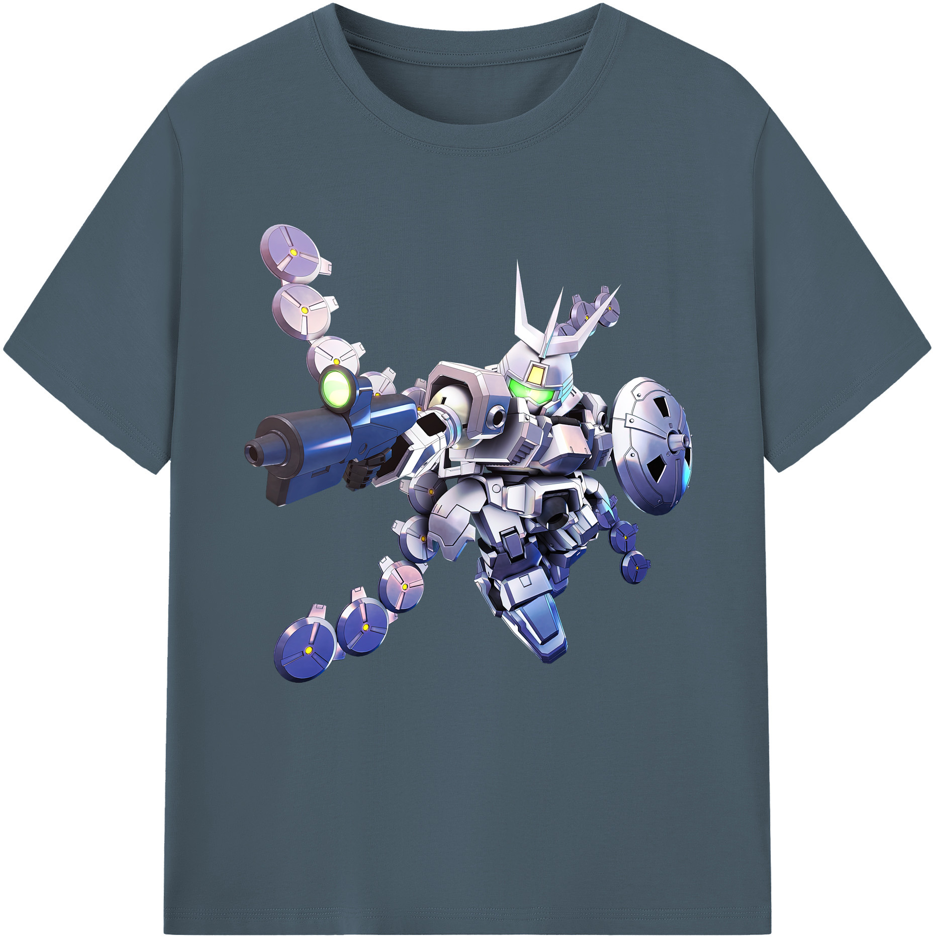 （画像用） 機動戦士ガンダム Mobile Suit Gundam 綿100％半袖Tシャツ（フロントプリント）